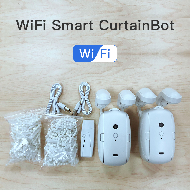 Smart Home Living Room - HIMOJO WiFI Bluetooth Tuya Smart Curtains