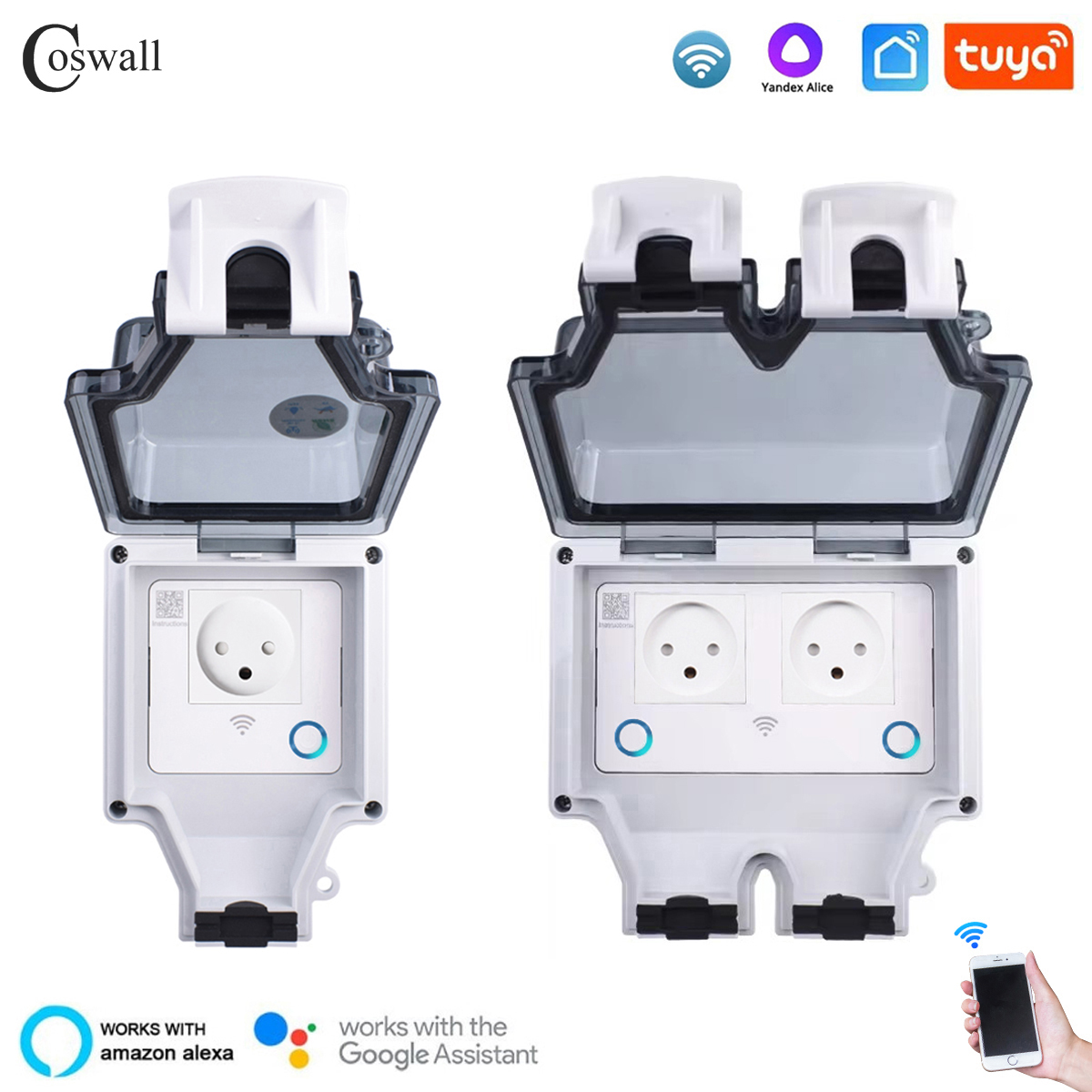 Smart Home Living Room - Coswall Tuya Wifi IP66 Waterproof Israel