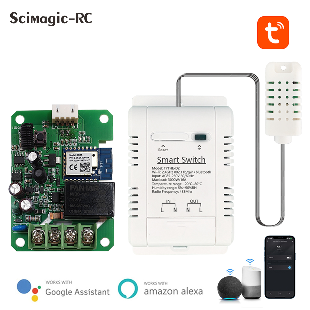 Wifi Thermostat - WiFi TH-16 Switch Tuya Wireless Control