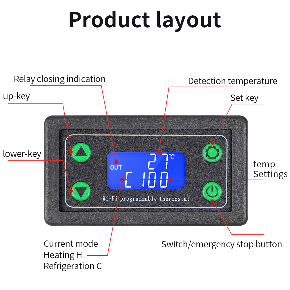 WIFI Remote Temperature Contro - Wifi Thermostat incelemesi ve fiyatı