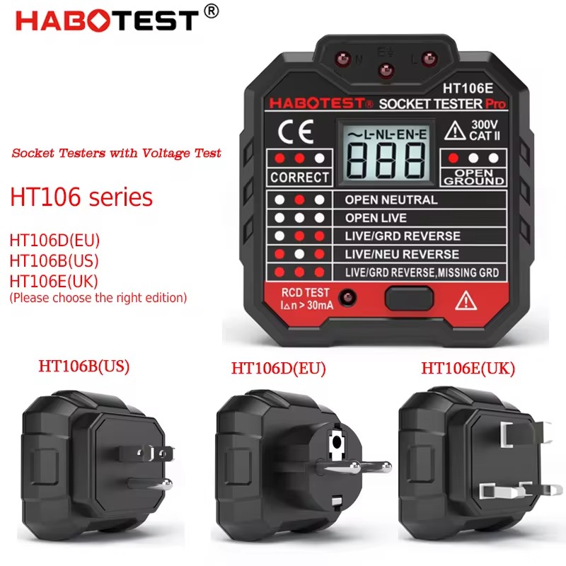 HT106 Digital Socket Tester Pr - Smart Home Europe incelemesi ve fiyatı