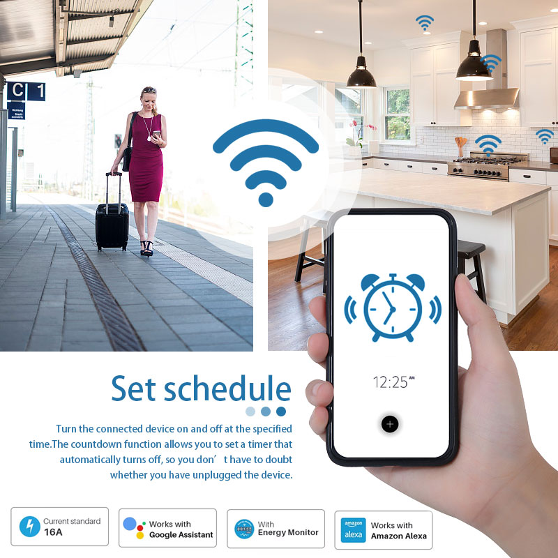 TUYA Smart Plug WiFi Socket EU - Smart Home Living Room incelemesi ve fiyatı