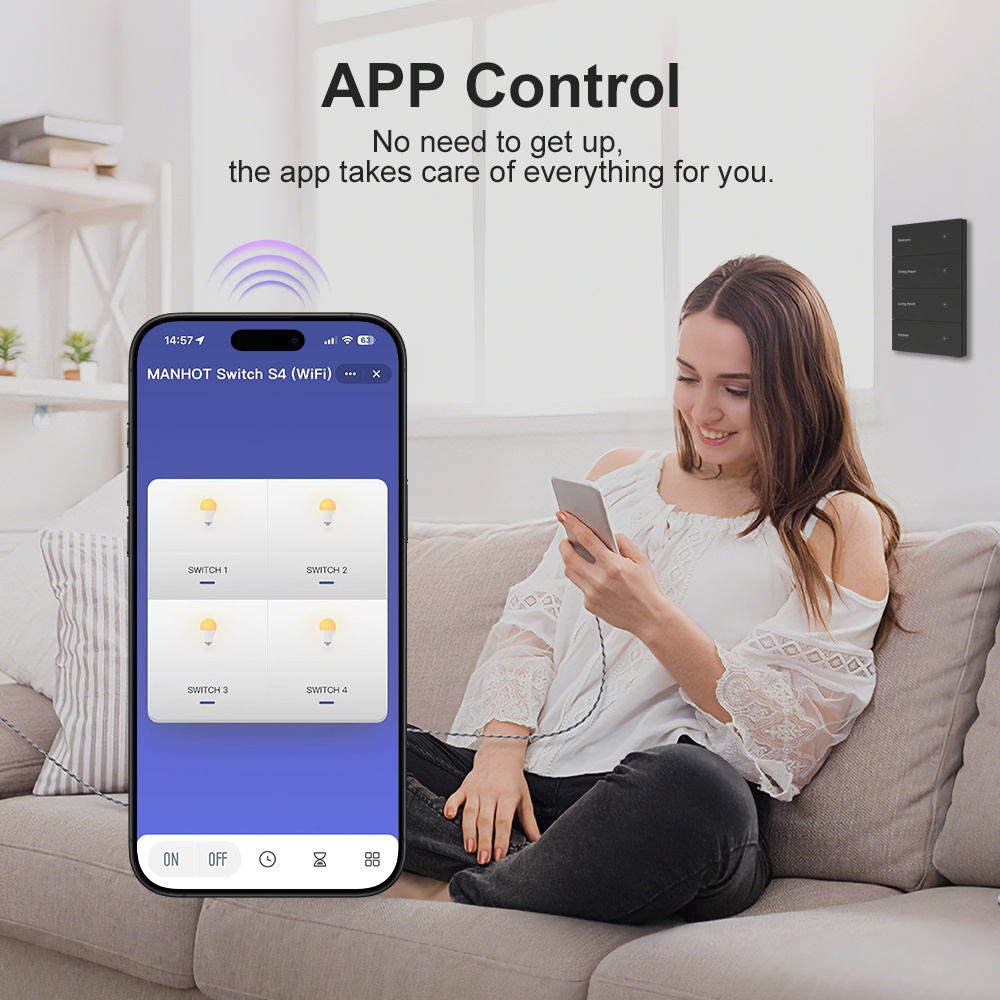 Manhot DIY Name Switch Zigbee  - Smart Home Diy incelemesi ve fiyatı