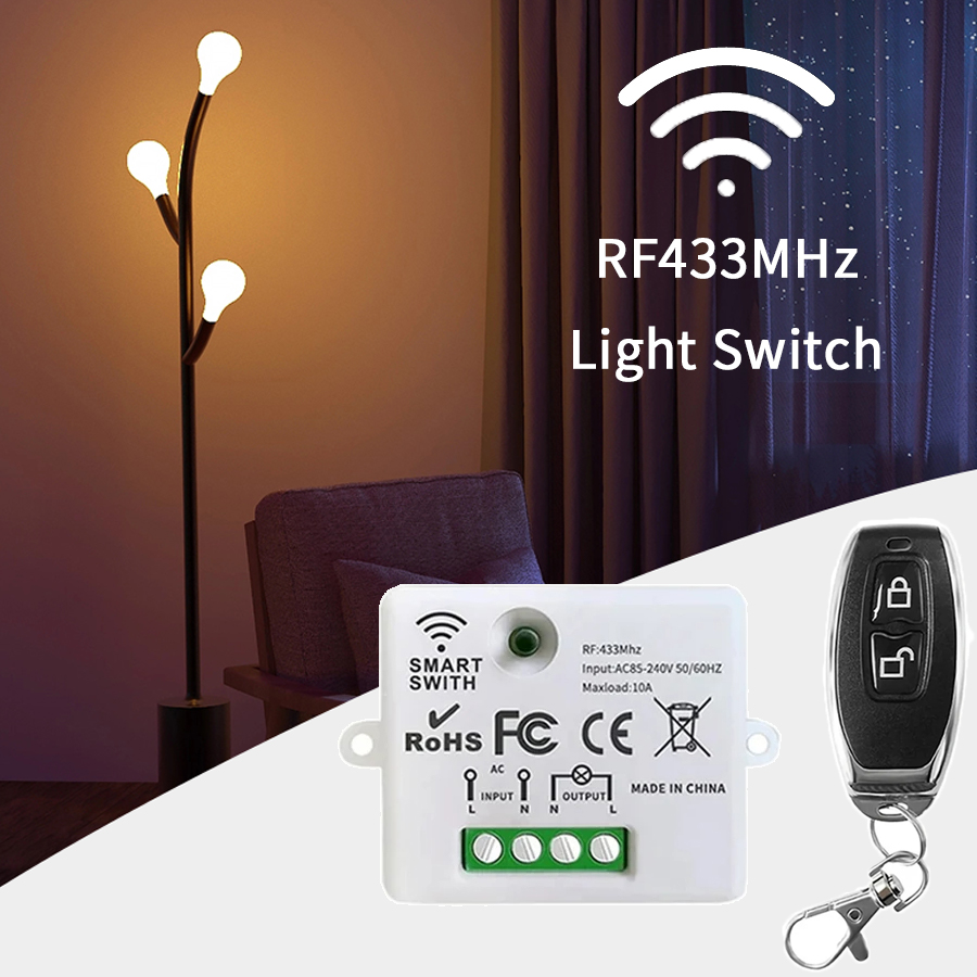 RF 433MHz Wireless Remote Cont - Smart Home Miniature incelemesi ve fiyatı