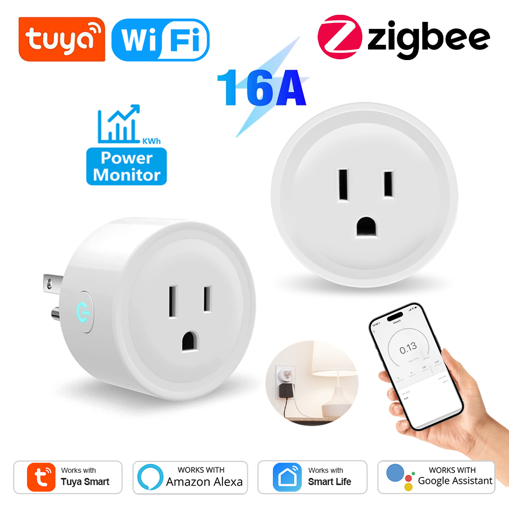 Tuya Wifi Smart Plug USA CA So - Smart Home Living Room incelemesi ve fiyatı