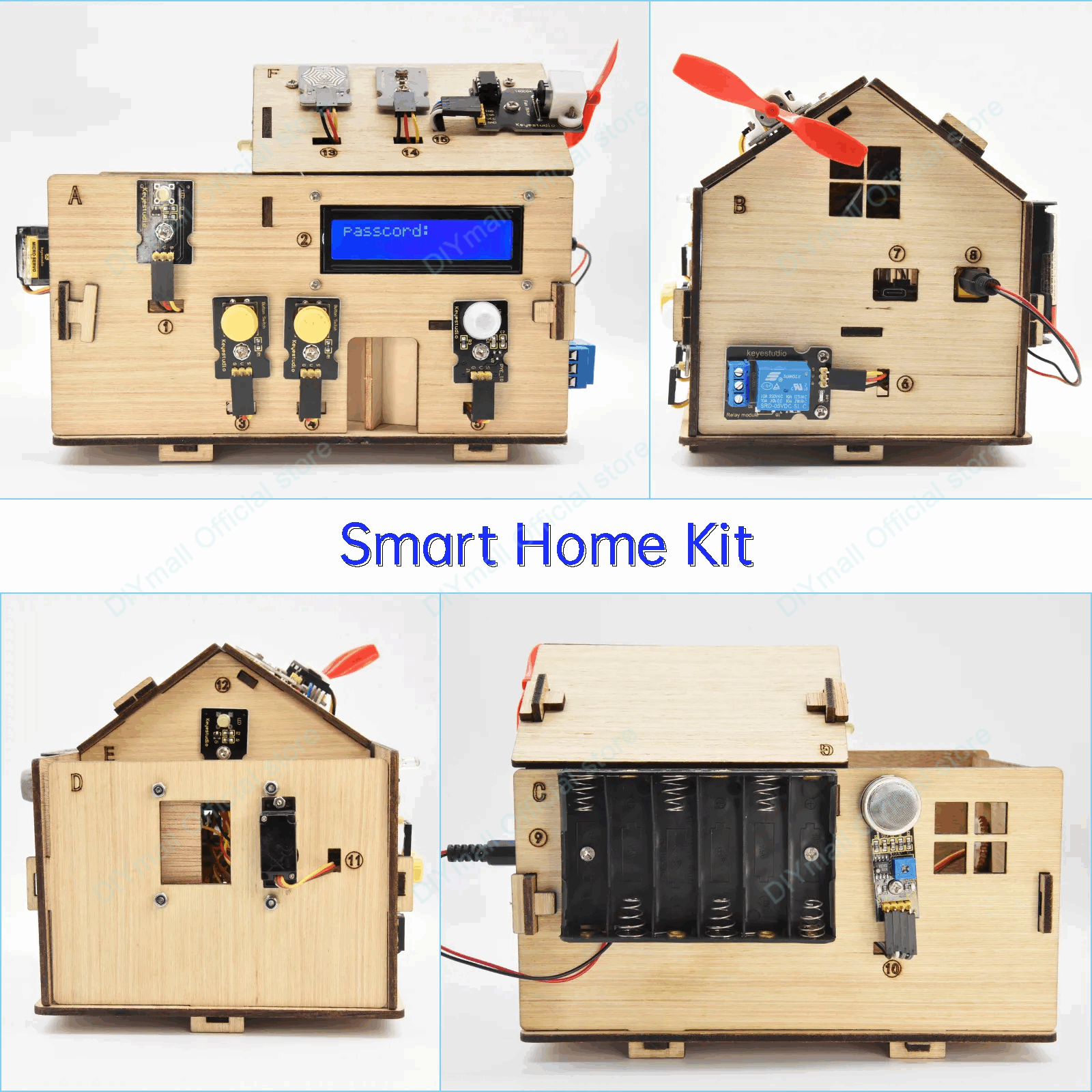 Keyestudio Smart IoT Home Kit  - Smart Home Diy incelemesi ve fiyatı