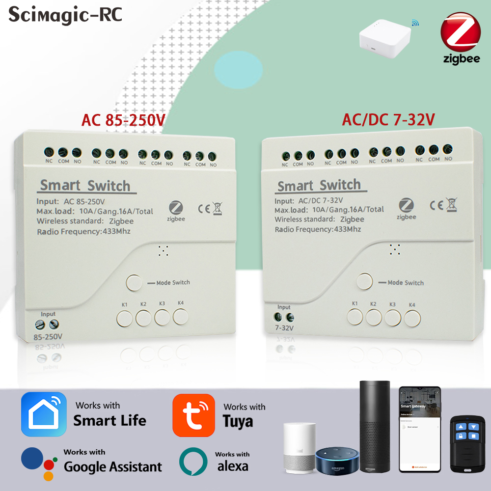 4CH Zigbee Tuya Smart Home Rel - Smart Home Ac incelemesi ve fiyatı