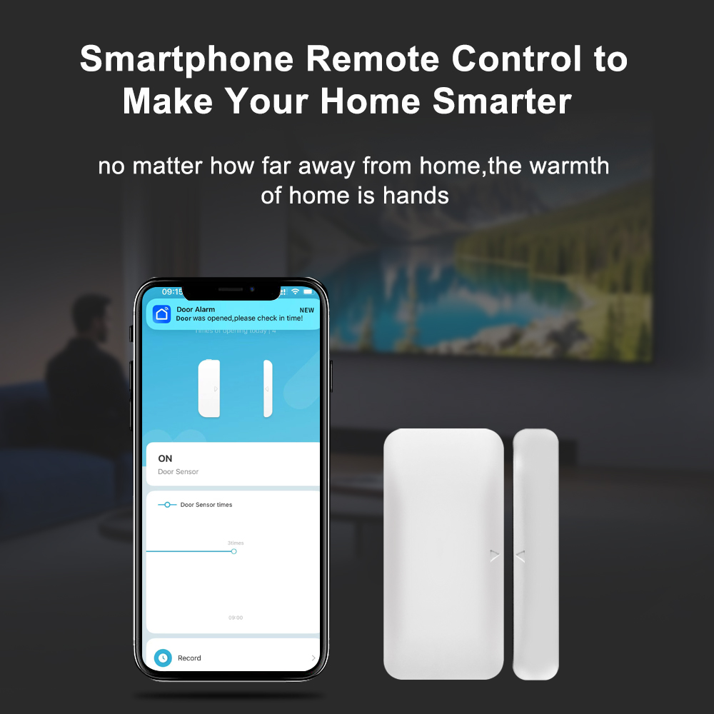 Tuya Zigbee Wireless Door Wind - Smart Home Miniature incelemesi ve fiyatı