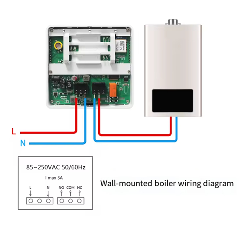 B04C-Battery-Powered Tuya Smar - Wifi Thermostat incelemesi ve fiyatı