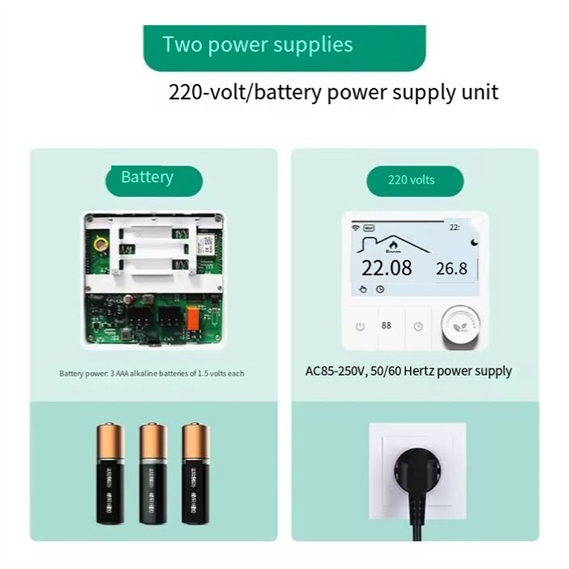 B04C-Battery-Powered Tuya Smar - Wifi Thermostat incelemesi ve fiyatı