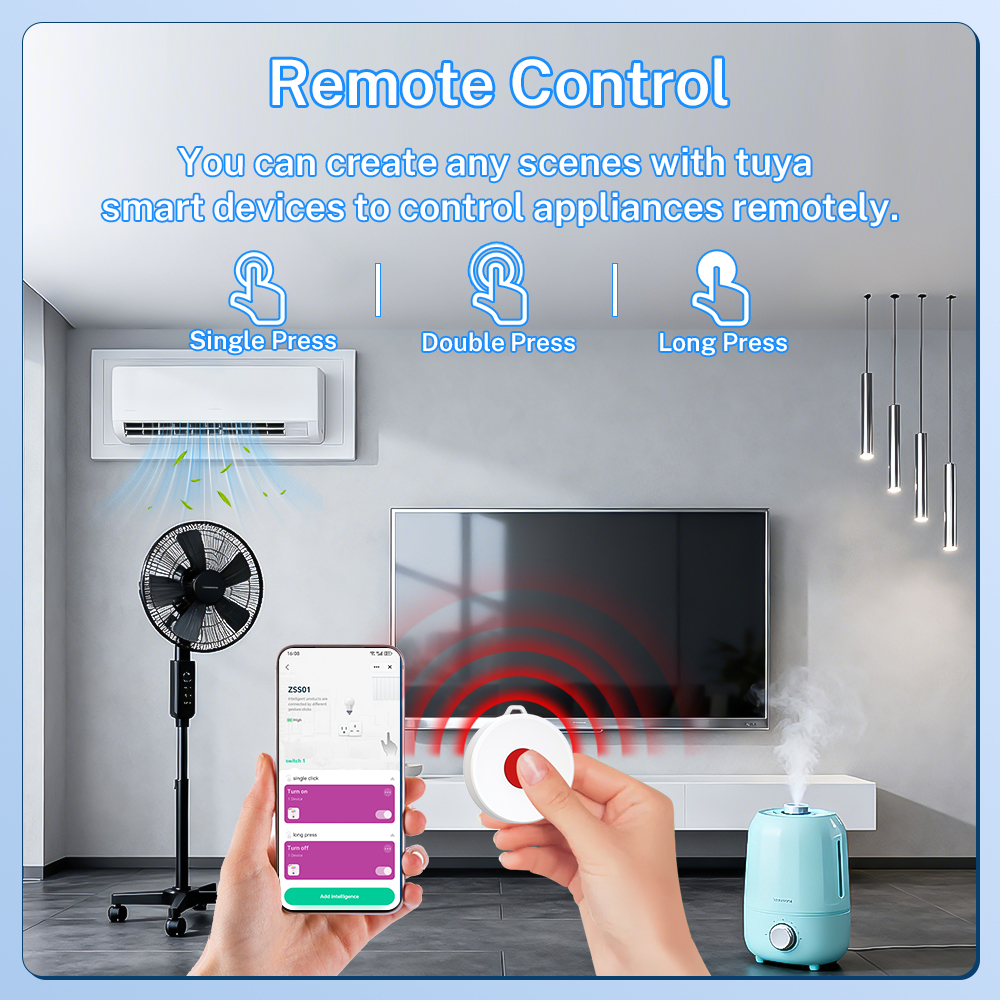 Tuya ZigBee Smart Button IP65  - Smart Home Diy incelemesi ve fiyatı