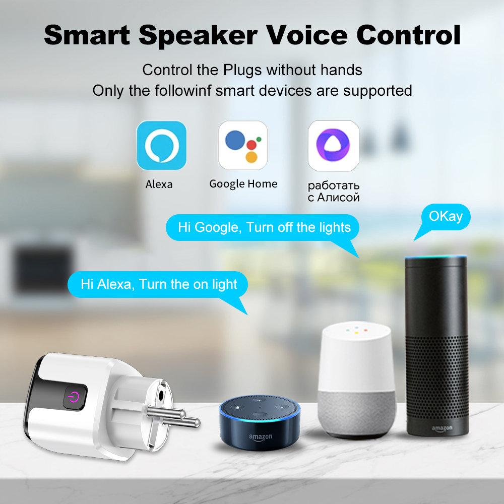 Tuya Smart 20A EU Plug WiFi+Bl - Smart Home Europe incelemesi ve fiyatı