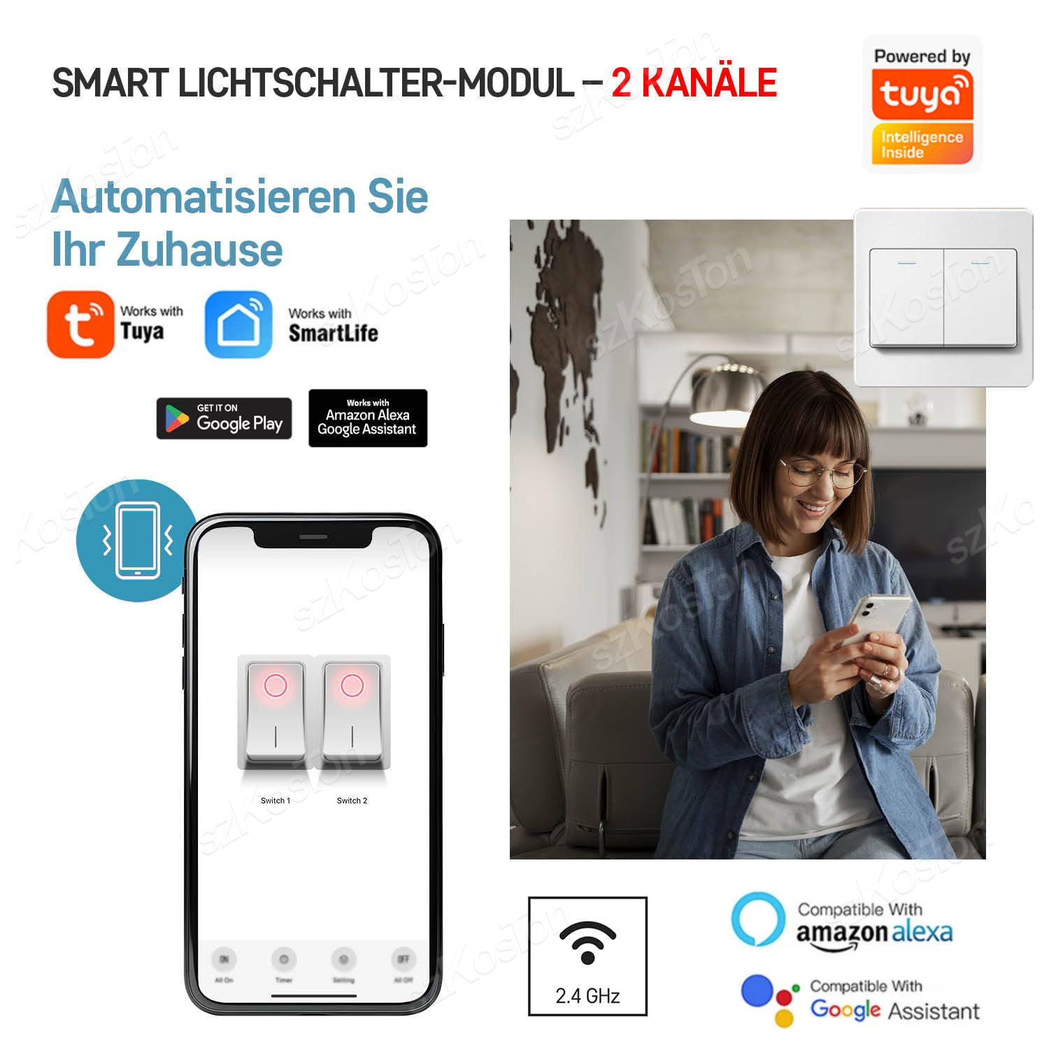 16A Tuya WiFi Smart Switch Mod - Smart Home Diy incelemesi ve fiyatı