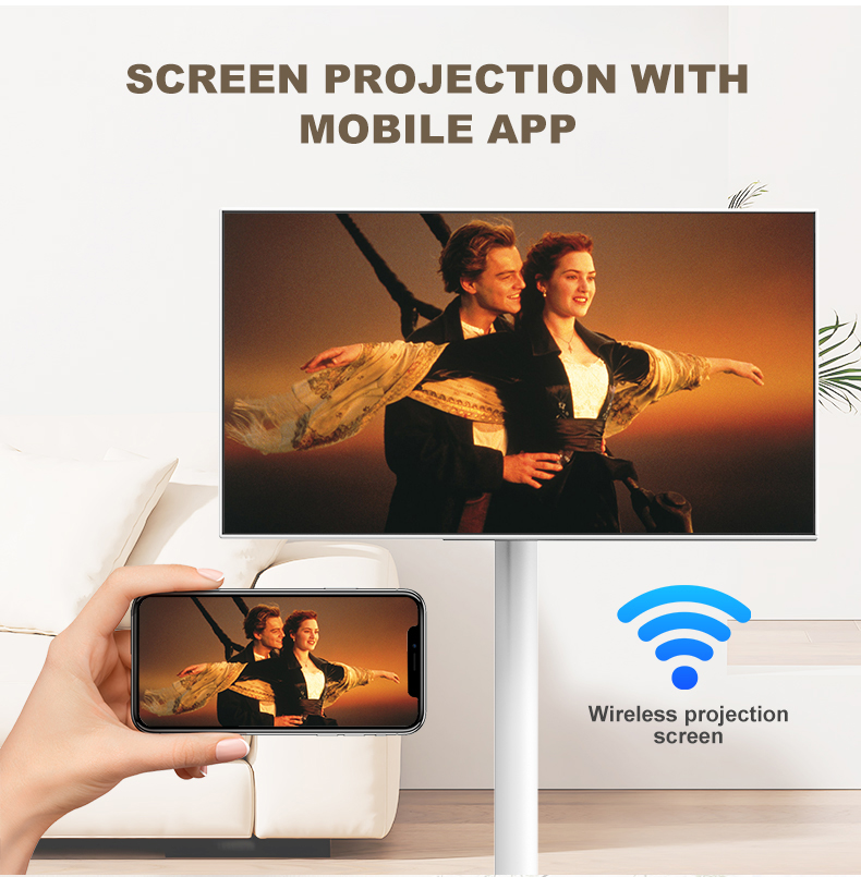 21.5 Inch LED White Battery-Po - Smart Home Ac incelemesi ve fiyatı