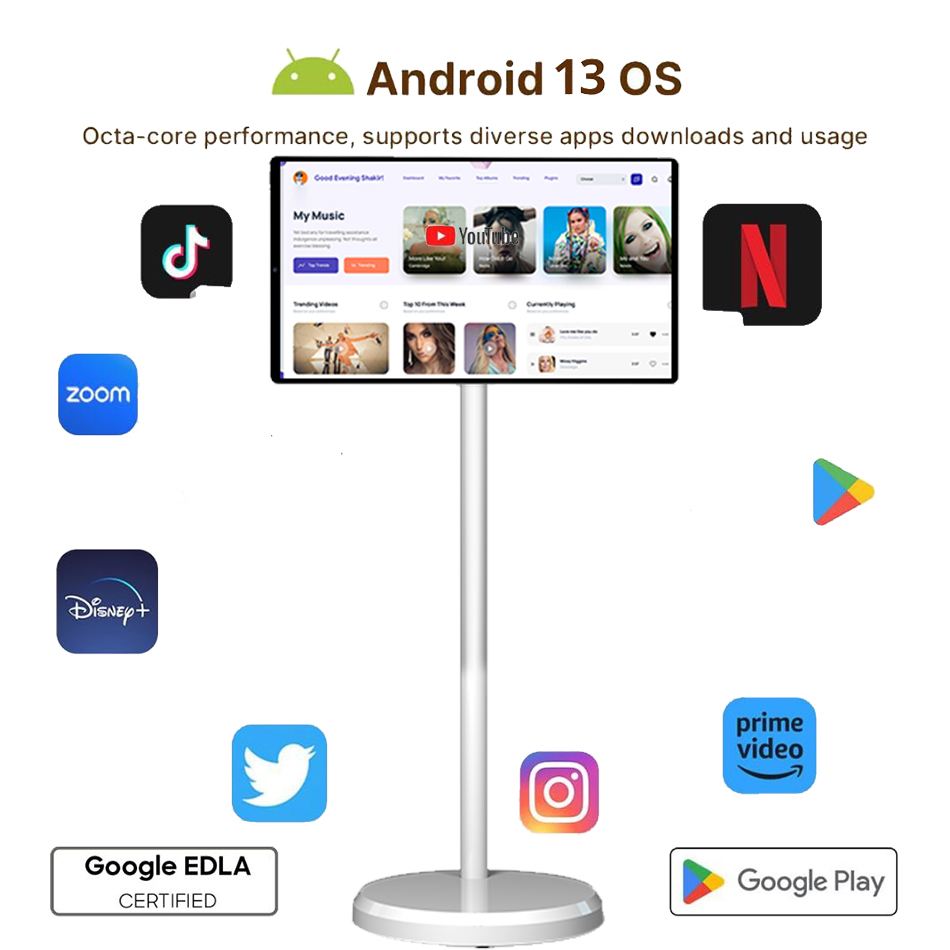 21.5 Inch LED White Battery-Po - Smart Home Ac incelemesi ve fiyatı