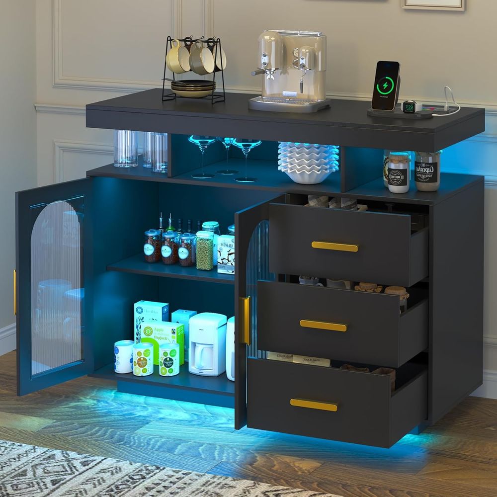 LED-Illuminated Sideboard with - Smart Home Living Room incelemesi ve fiyatı