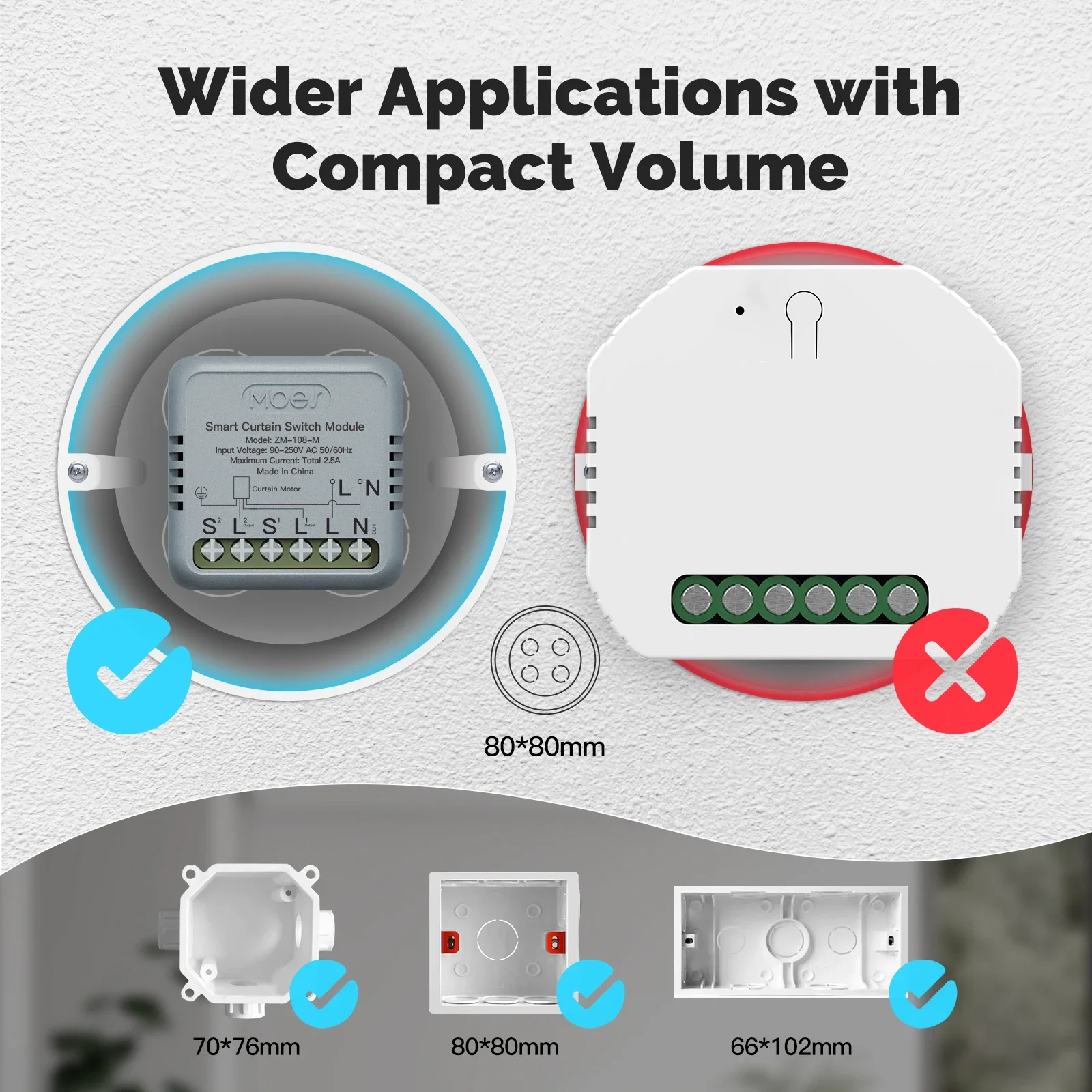 MOES Tuya WiFi/ZigBee Smart Cu - Smart Home Miniature incelemesi ve fiyatı