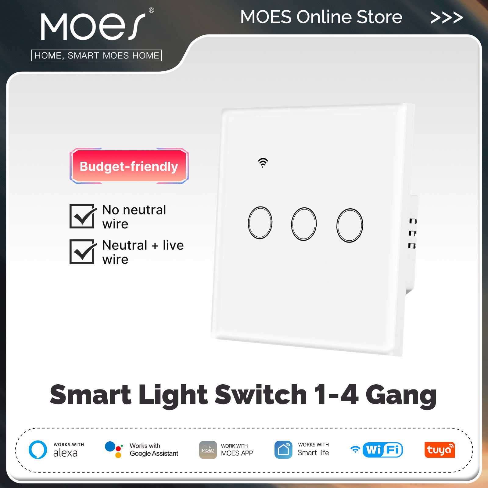 Tuya WiFi Smart Light Switch G - Smart Home Ac incelemesi ve fiyatı