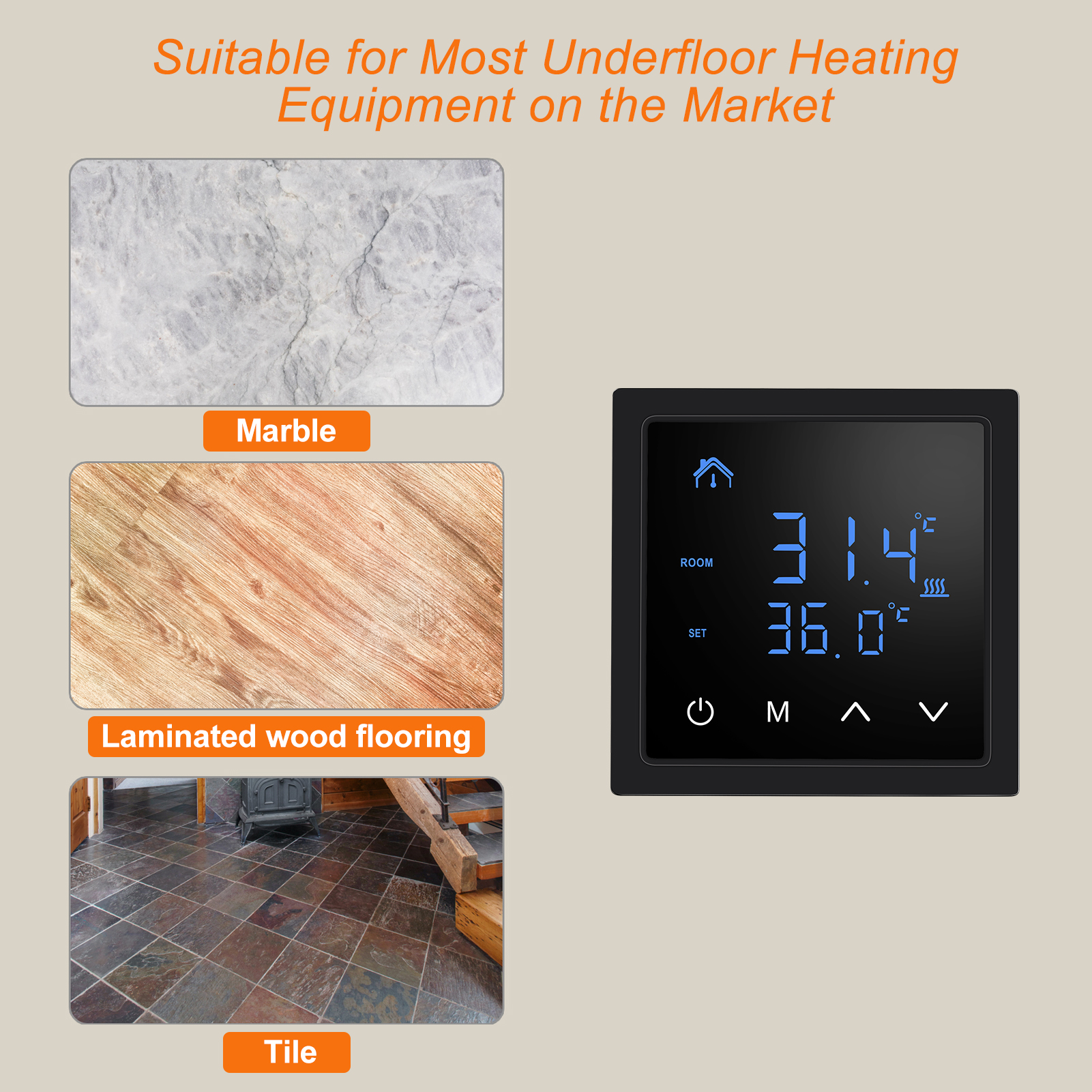 Smart Thermostat 16A Floor Hea - Wifi Thermostat incelemesi ve fiyatı