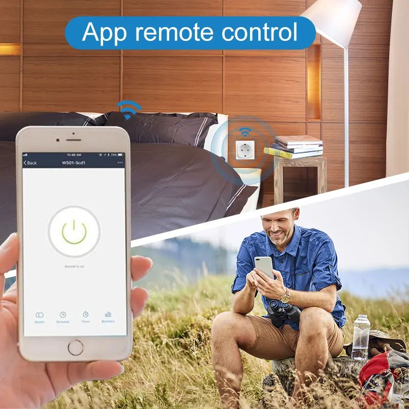 Tuya Wifi Plug 20A Smart Socke - Smart Home Living Room incelemesi ve fiyatı