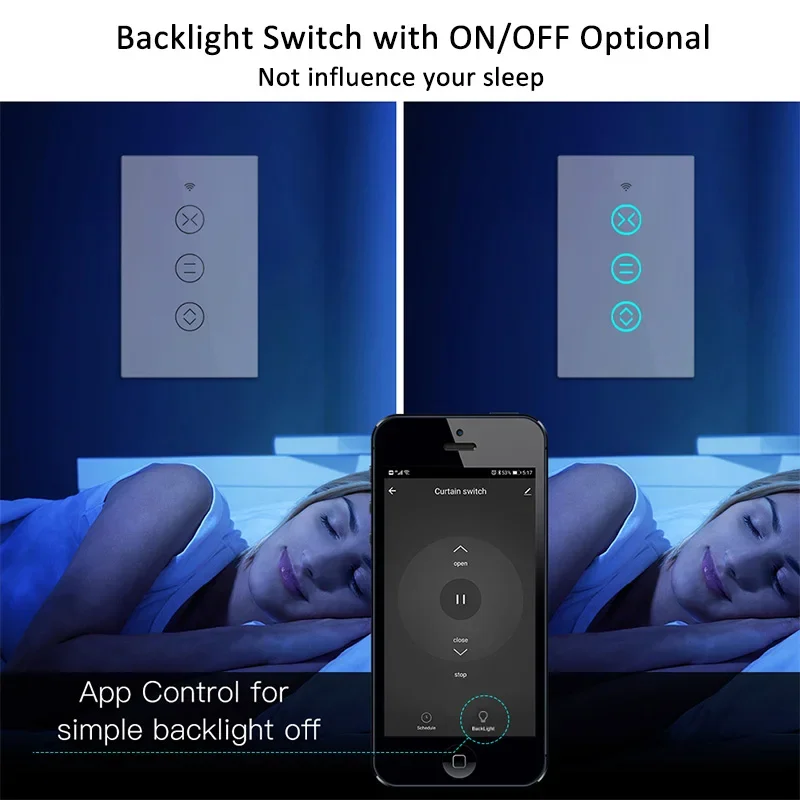 Wifi RF433 Touch Smart Curtain - Smart Home Living Room incelemesi ve fiyatı