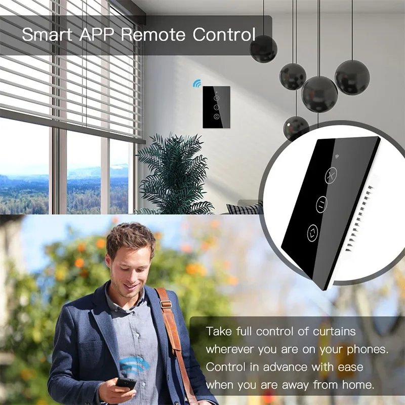 Wifi RF433 Touch Smart Curtain - Smart Home Living Room incelemesi ve fiyatı