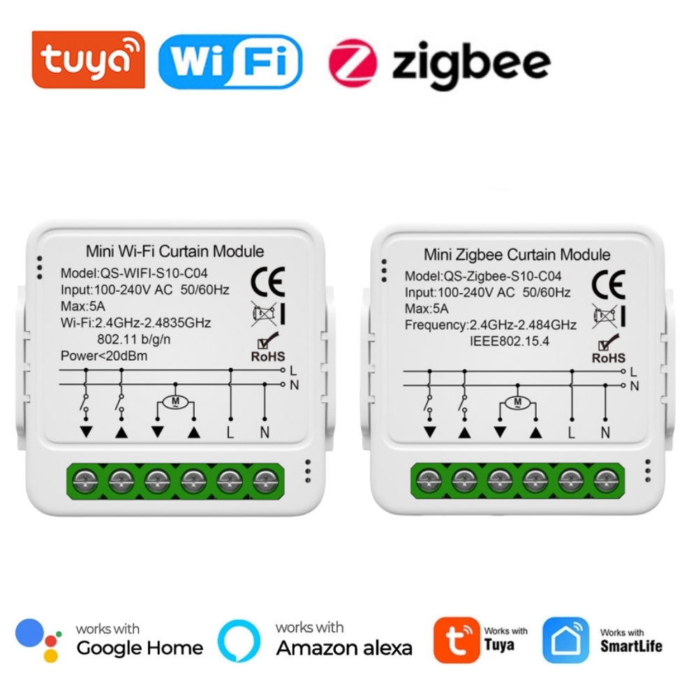 Tuya WiFi Zigbee Smart Curtain - Smart Home Living Room incelemesi ve fiyatı